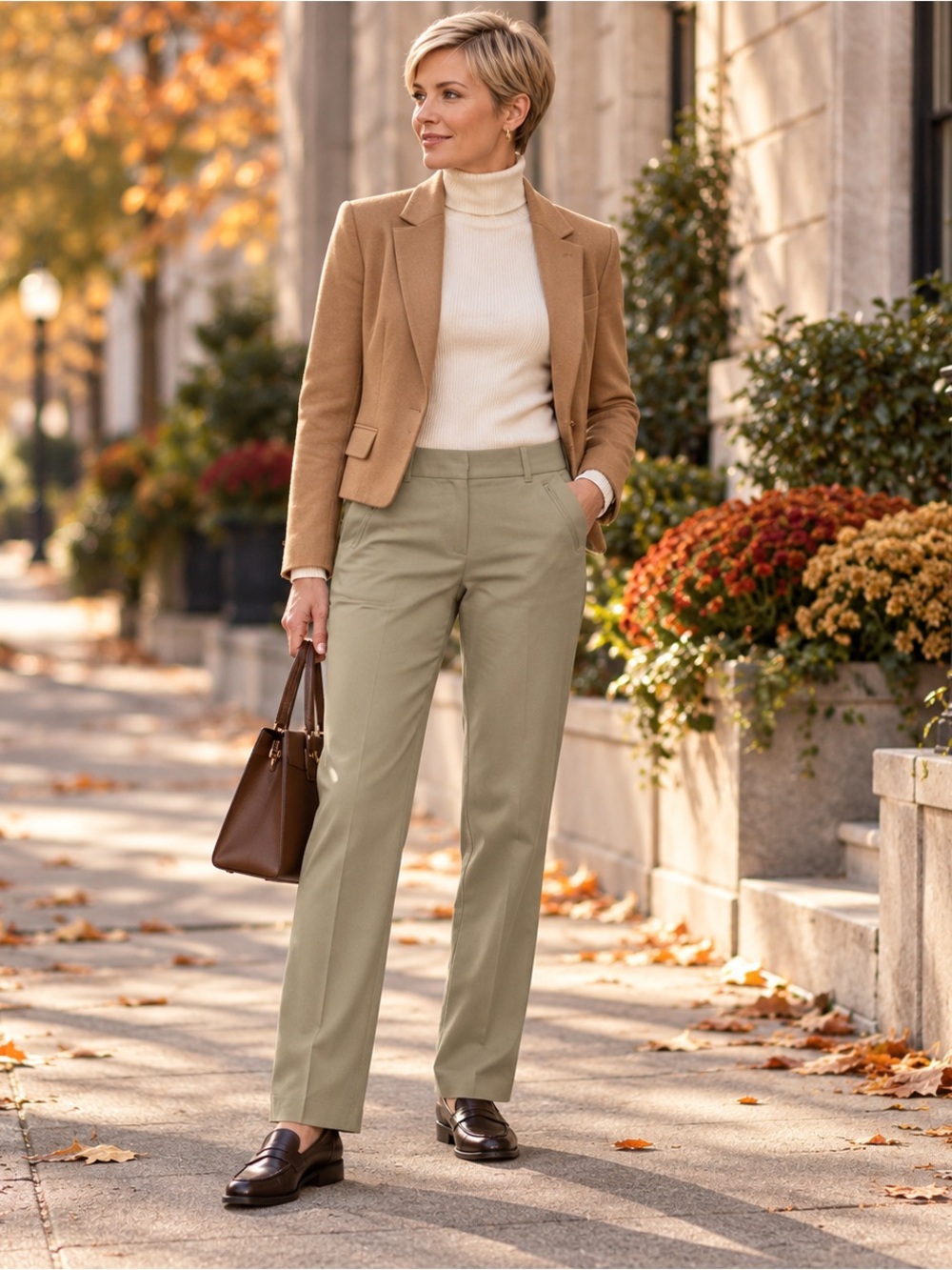 NWT J.Crew Lexie Skinny Dress Pants Olive Khaki Size 4R